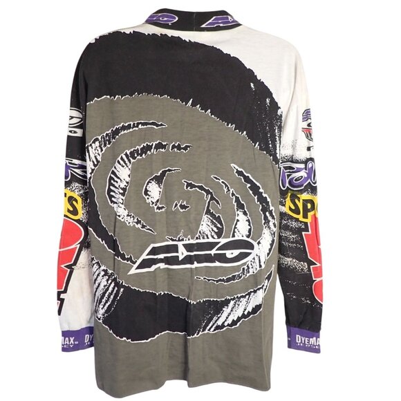 Vintage 90s AXO Sport Jersey DyeMax Racing Motocross 1995 Team Issue Mens XXL - Picture 8 of 15